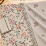 Bareeze Winter Karandi With Pure Pashmina Shawl  Mk - 38