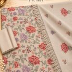 Bareeze Winter Karandi With Pure Pashmina Shawl  Mk - 42