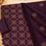 Bareeze Winter Karandi With Pure Pashmina Shawl  Mk - 43