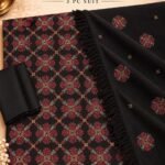 Bareeze Winter Karandi With Pure Pashmina Shawl  Mk - 45